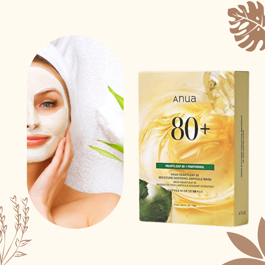 ANUA Heartleaf 80% Ampoule Mask 27ml | Soothing Sheet Mask | AmiGlow NZ
