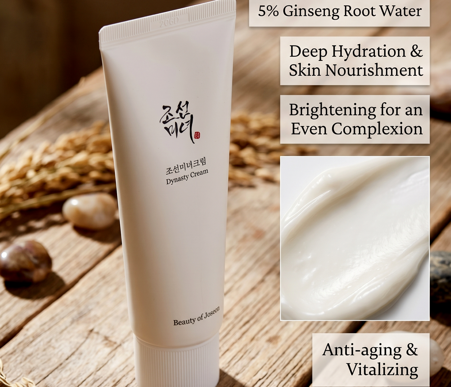 Beauty of Joseon Dynasty Cream Tube 100ml | Nourishing Moisturizer | AmiGlow NZ