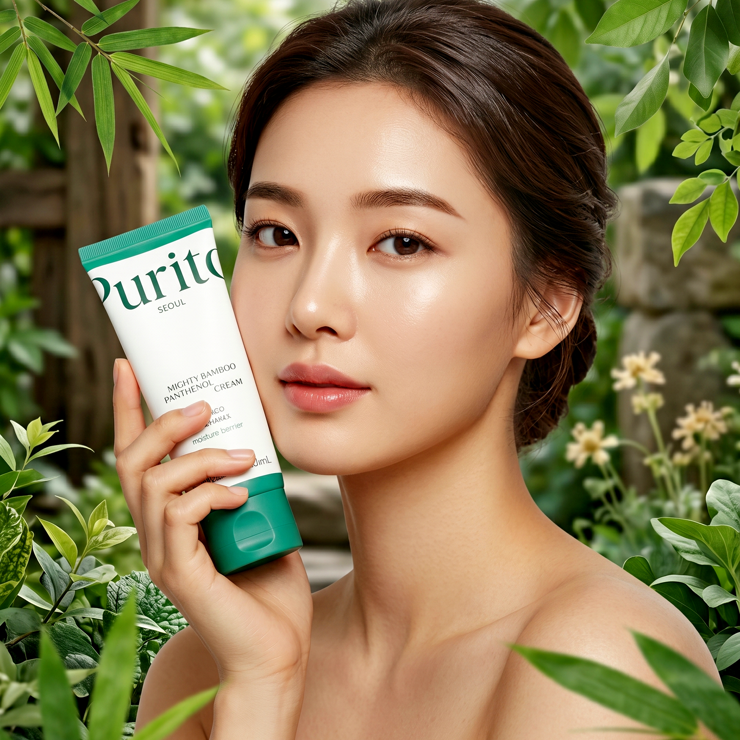 Purito Seoul Mighty Bamboo Panthenol Cream 100ml | Barrier Cream NZ | AmiGlow NZ