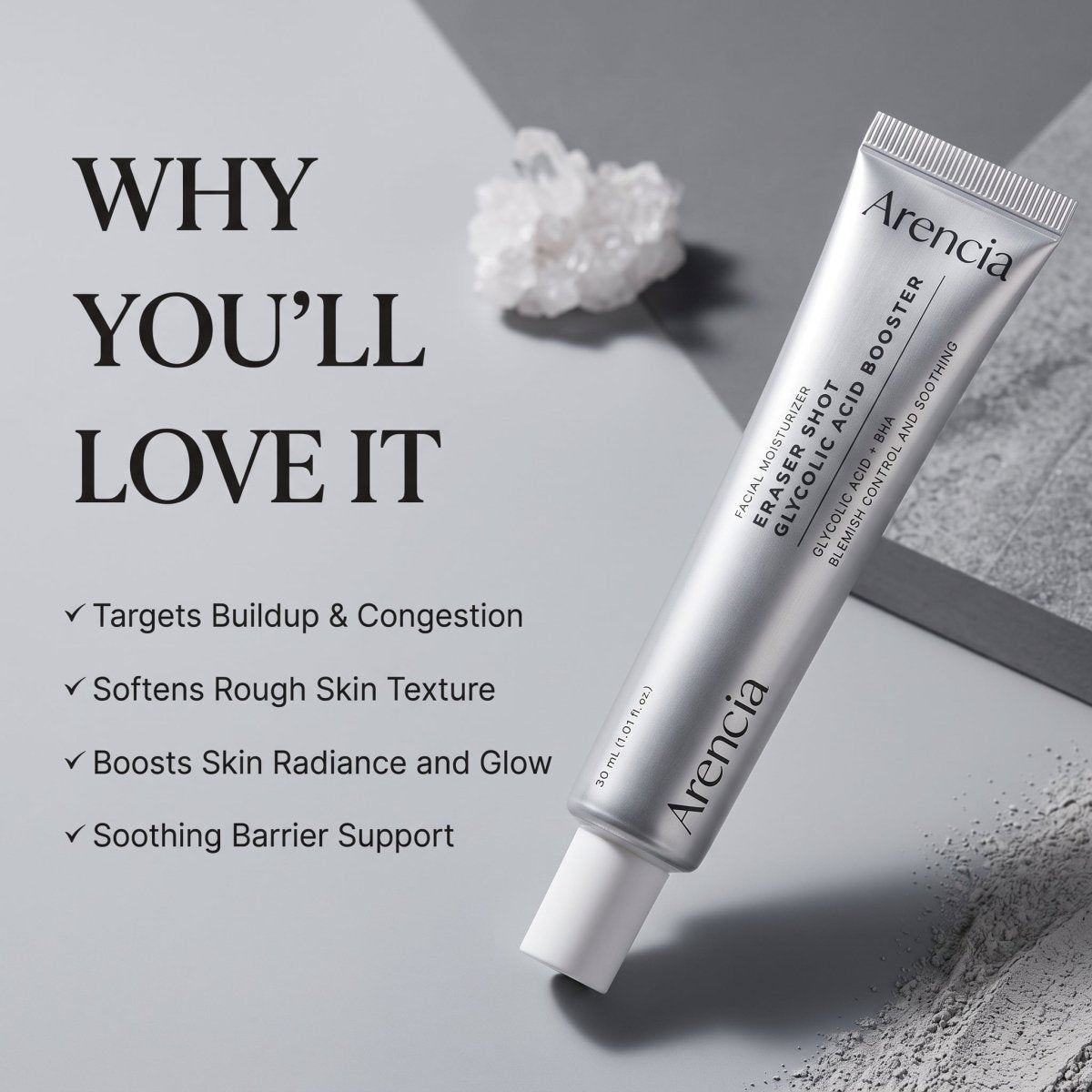 Arencia Eraser Shot Glycolic Acid Booster 30ml | AmiGlow NZ - AmiGlow