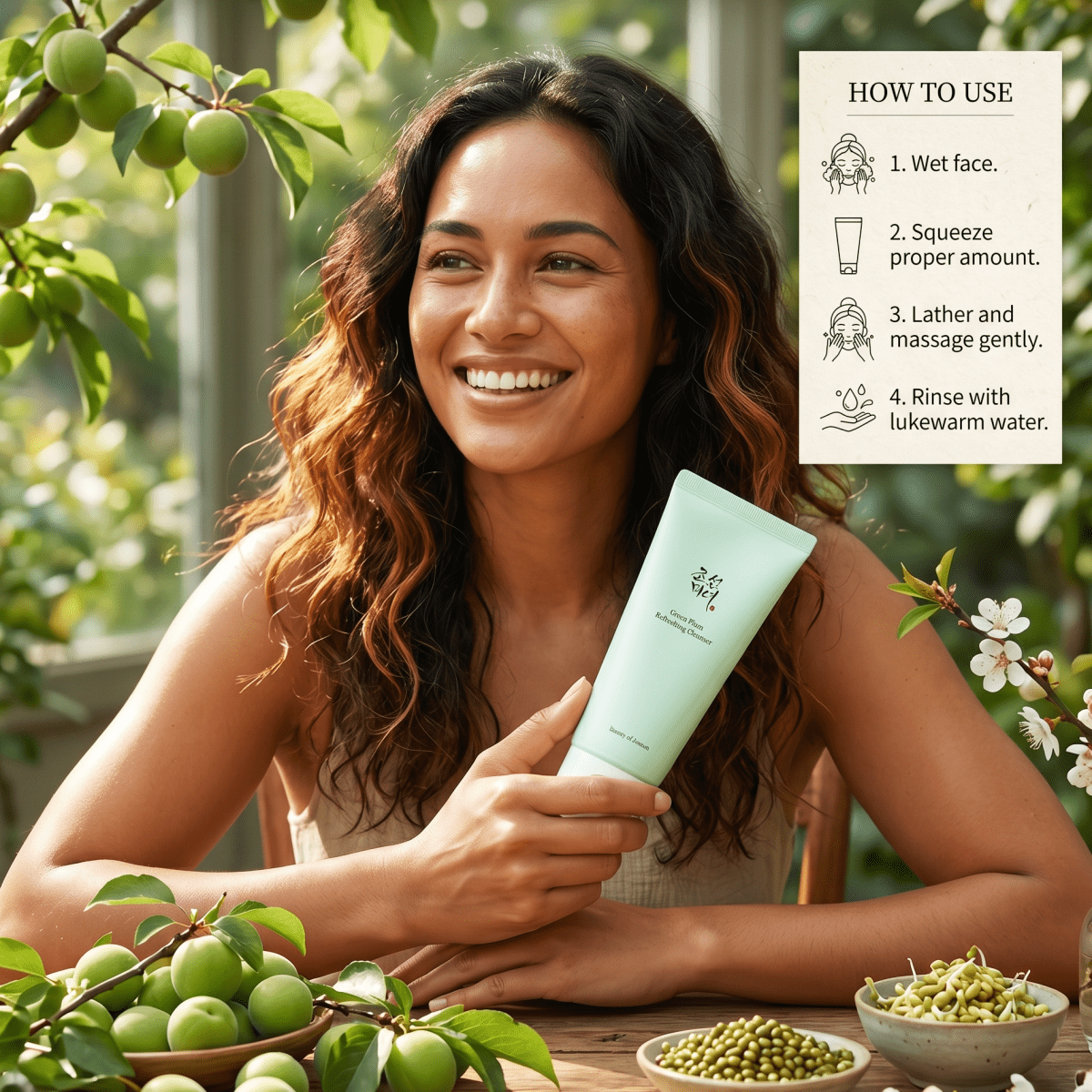 Beauty of Joseon Green Plum Refreshing Cleanser 100ml | Low pH Cleanser | AmiGlow NZ