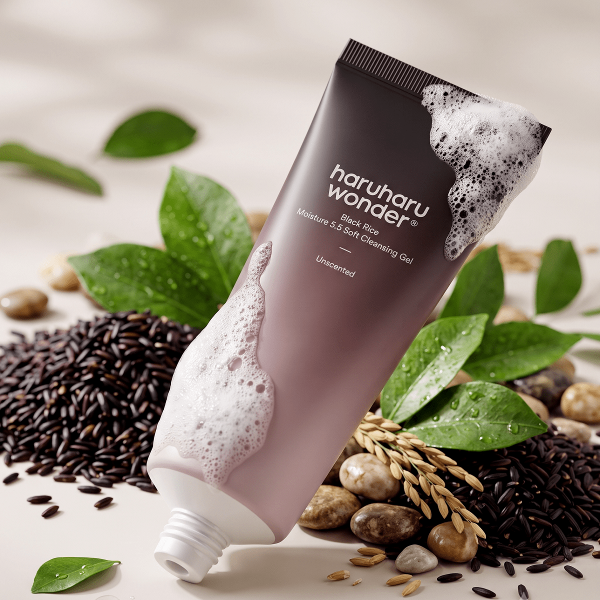 Haruharu Wonder Black Rice Cleansing Gel 100ml | pH 5.5 Gel | AmiGlow NZ - AmiGlow