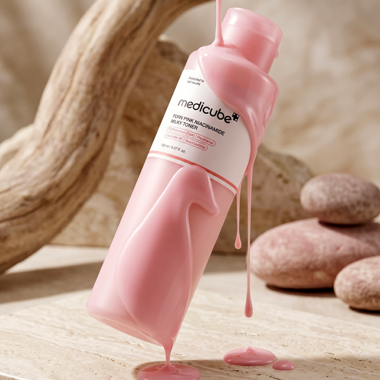 Medicube PDRN Pink Niacinamide Milky Toner 150ml | Brightening Toner | AmiGlow NZ