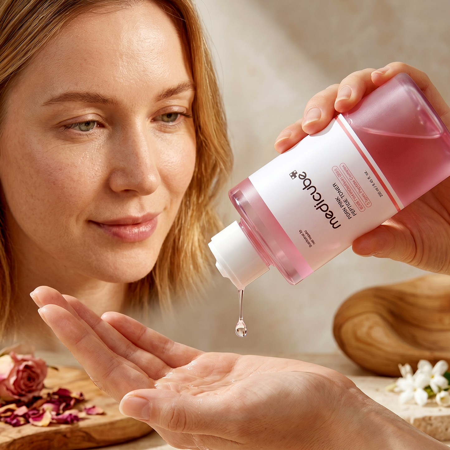 Medicube PDRN Pink Niacinamide Milky Toner 150ml | Brightening Toner | AmiGlow NZ