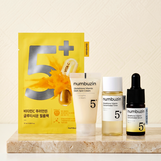 numbuzin No.5+ Glutathione Vitamin Trial Kit | Brightening Set NZ | AmiGlow NZ