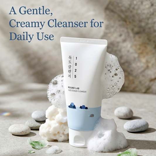 Round Lab 1025 Dokdo Cleanser 150ml | Gentle Foam Cleanser | AmiGlow NZ
