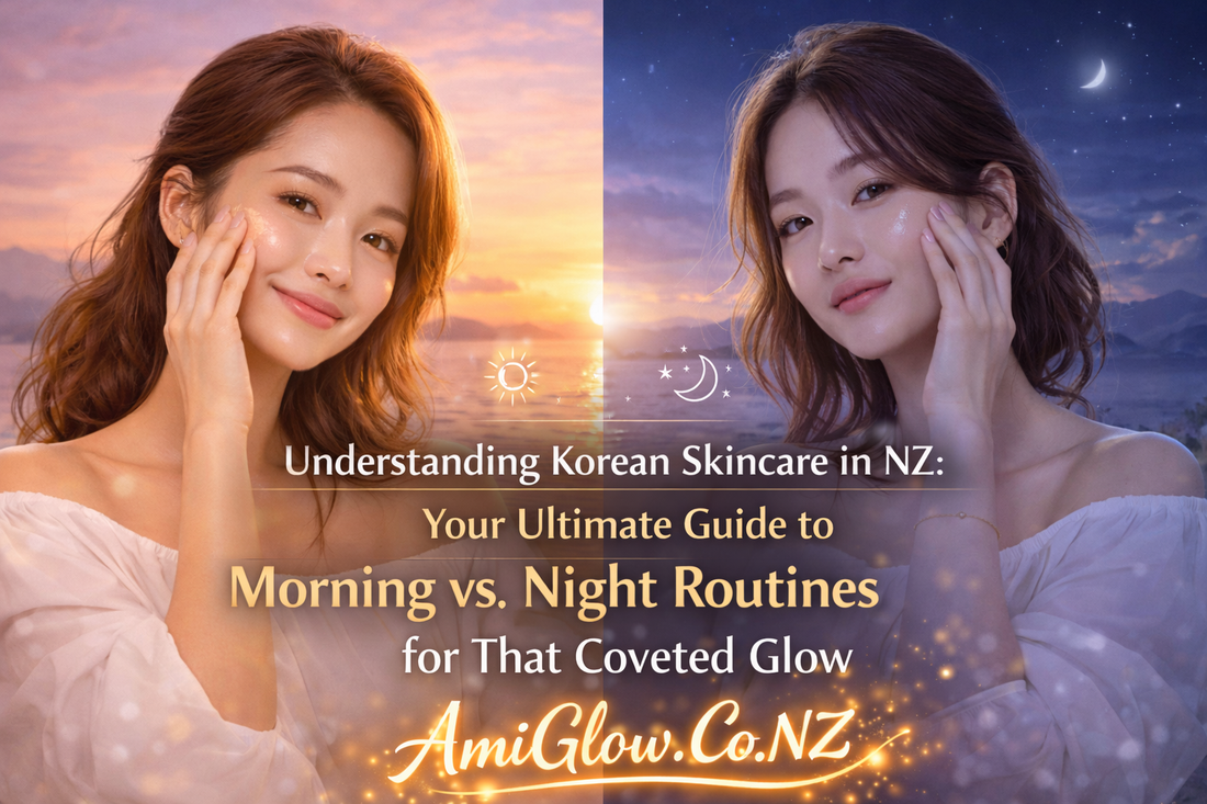 Understanding Korean Skincare in NZ: Your Ultimate Guide to Morning vs. Night Routines for That Coveted Glow- AmiGlow NZ