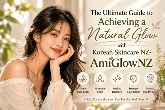 Ultimate guide to achieving a natural glow with Korean skincare in NZ, featuring top K-beauty tips from AmiGlow NZ.