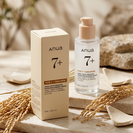 ANUA 7 Rice Ceramide Hydrating Barrier Serum 80ml | Hydrating Serum | AmiGlow NZ