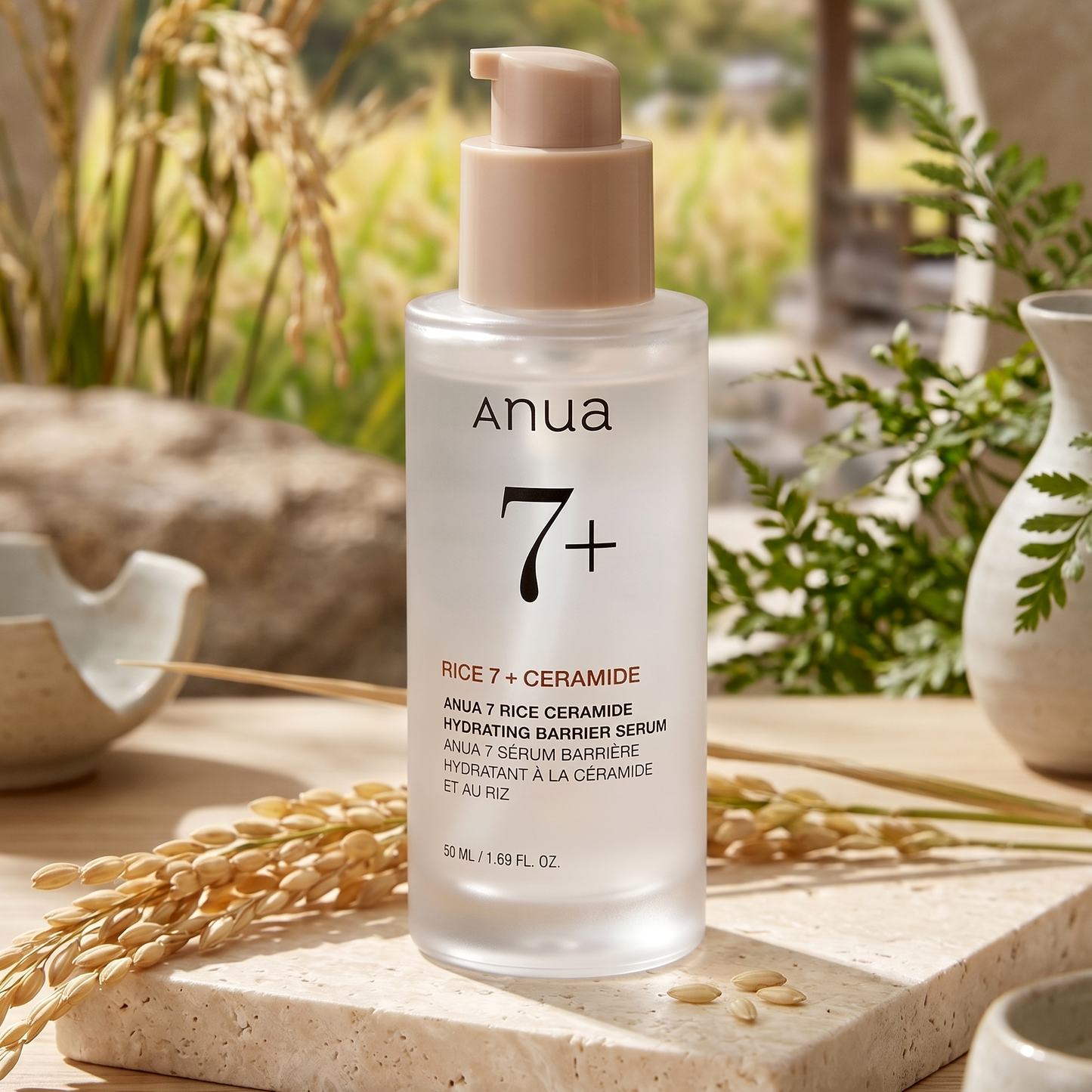 ANUA 7 Rice Ceramide Hydrating Barrier Serum 80ml | Hydrating Serum | AmiGlow NZ