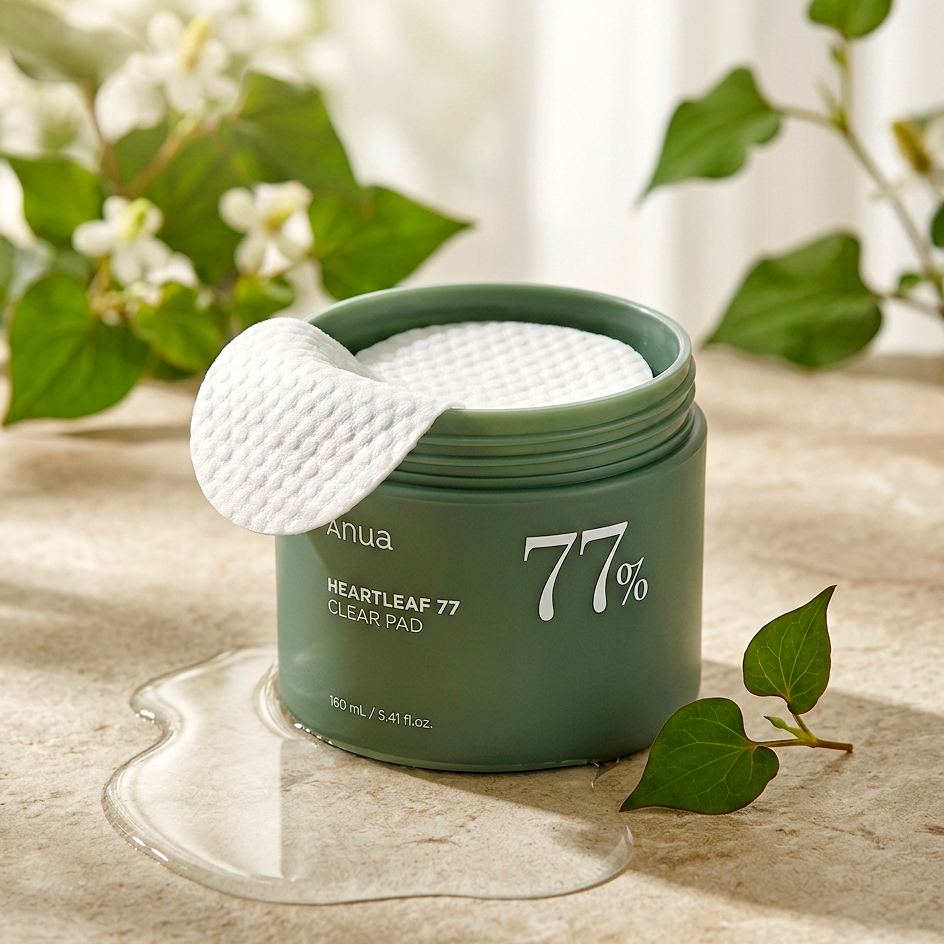 ANUA Heartleaf 77 Clear Pad 160ml (70 ea) | Soothing Toner Pads | AmiGlow NZ