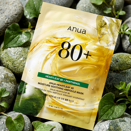 ANUA Heartleaf 80% Ampoule Mask 27ml | Soothing Sheet Mask | AmiGlow NZ
