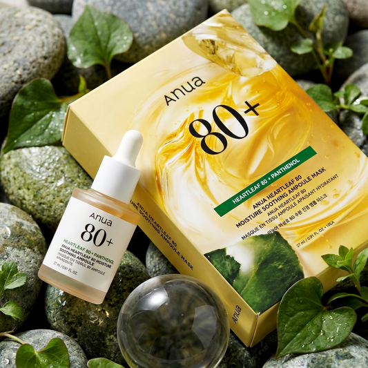 ANUA Heartleaf 80% Ampoule Mask 27ml | Soothing Sheet Mask | AmiGlow NZ