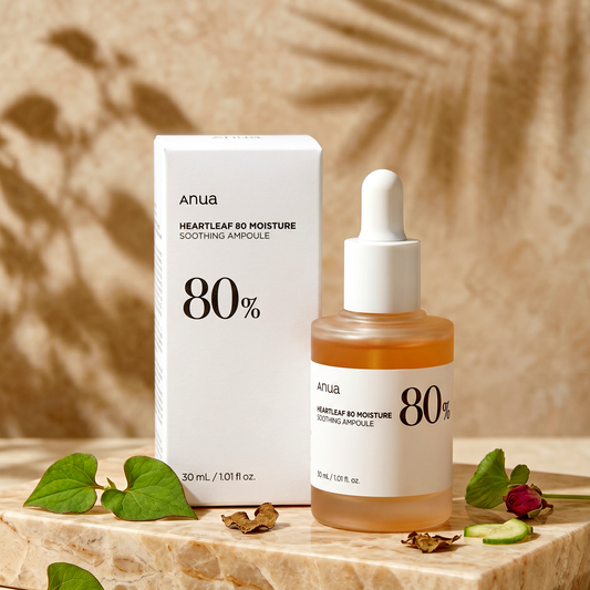 ANUA Heartleaf 80% Soothing Ampoule 30ml | Calming Ampoule | AmiGlow NZ
