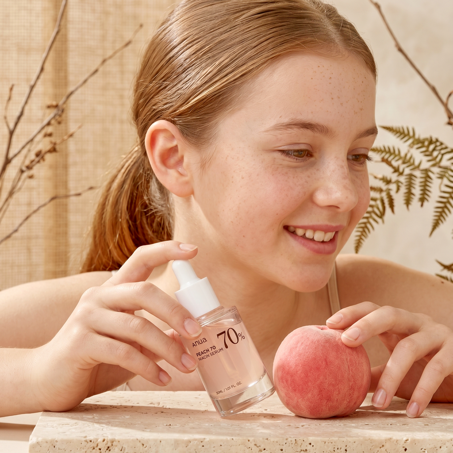 ANUA Peach 70 Niacin Serum 30ml | Brightening Niacinamide Serum | AmiGlow NZ