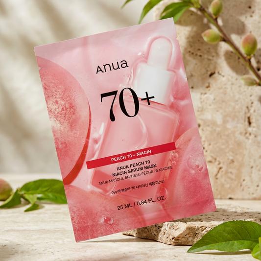 ANUA Peach Niacin Serum Mask 25g | Brightening Sheet Mask | AmiGlow NZ