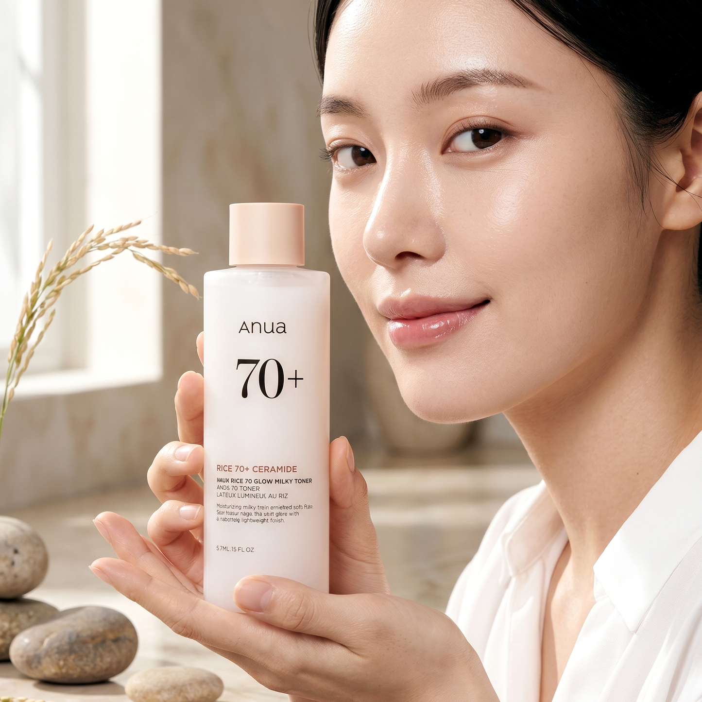 ANUA Rice 70 Glow Milky Toner 250ml | Hydrating Toner | AmiGlow NZ