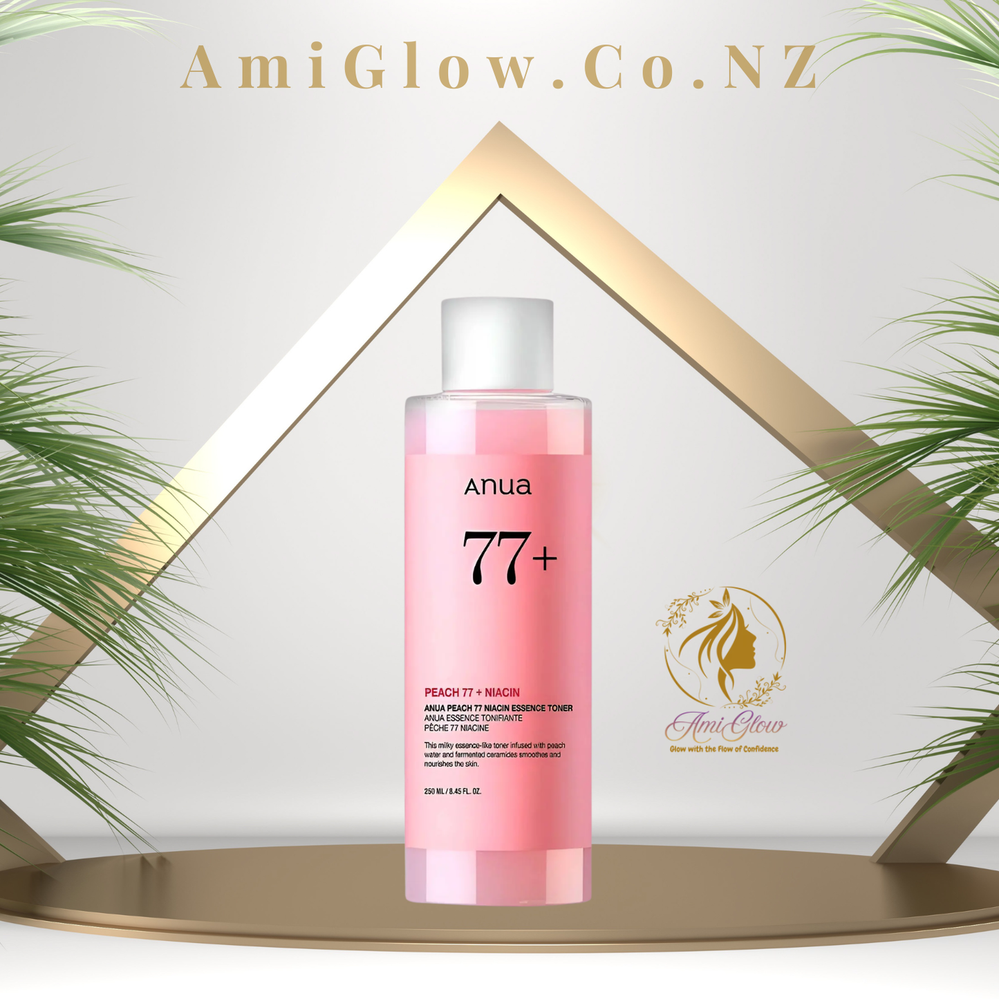 ANUA Peach 77% Niacin Essence Toner 250ml | Brightening Toner | AmiGlow NZ