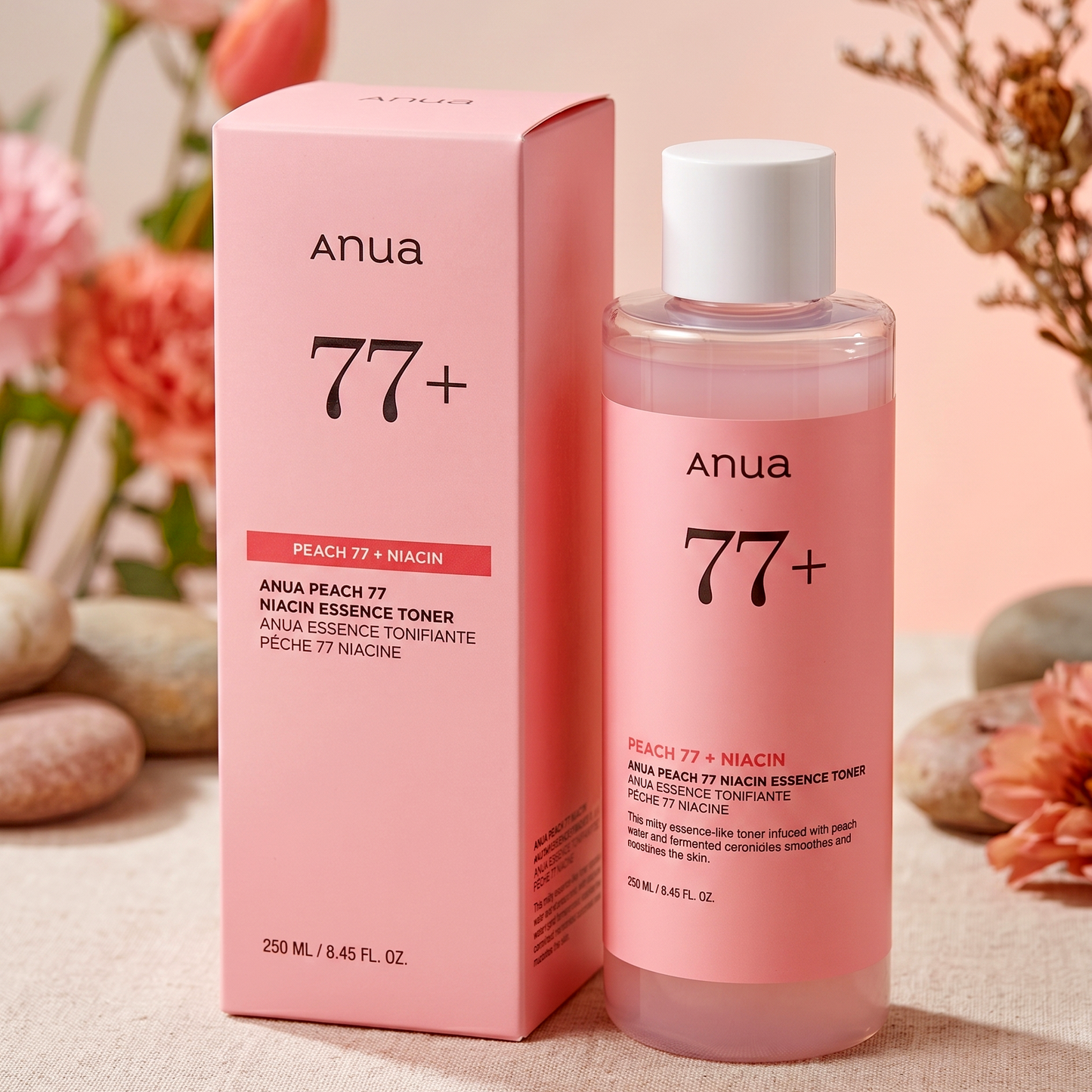 ANUA Peach 77% Niacin Essence Toner 250ml | Brightening Toner | AmiGlow NZ