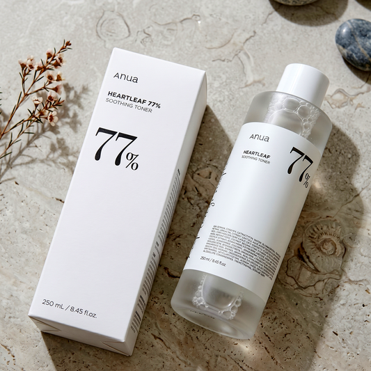 ANUA Heartleaf 77% Soothing Toner 250ml | Calming Korean Toner | AmiGlow NZ