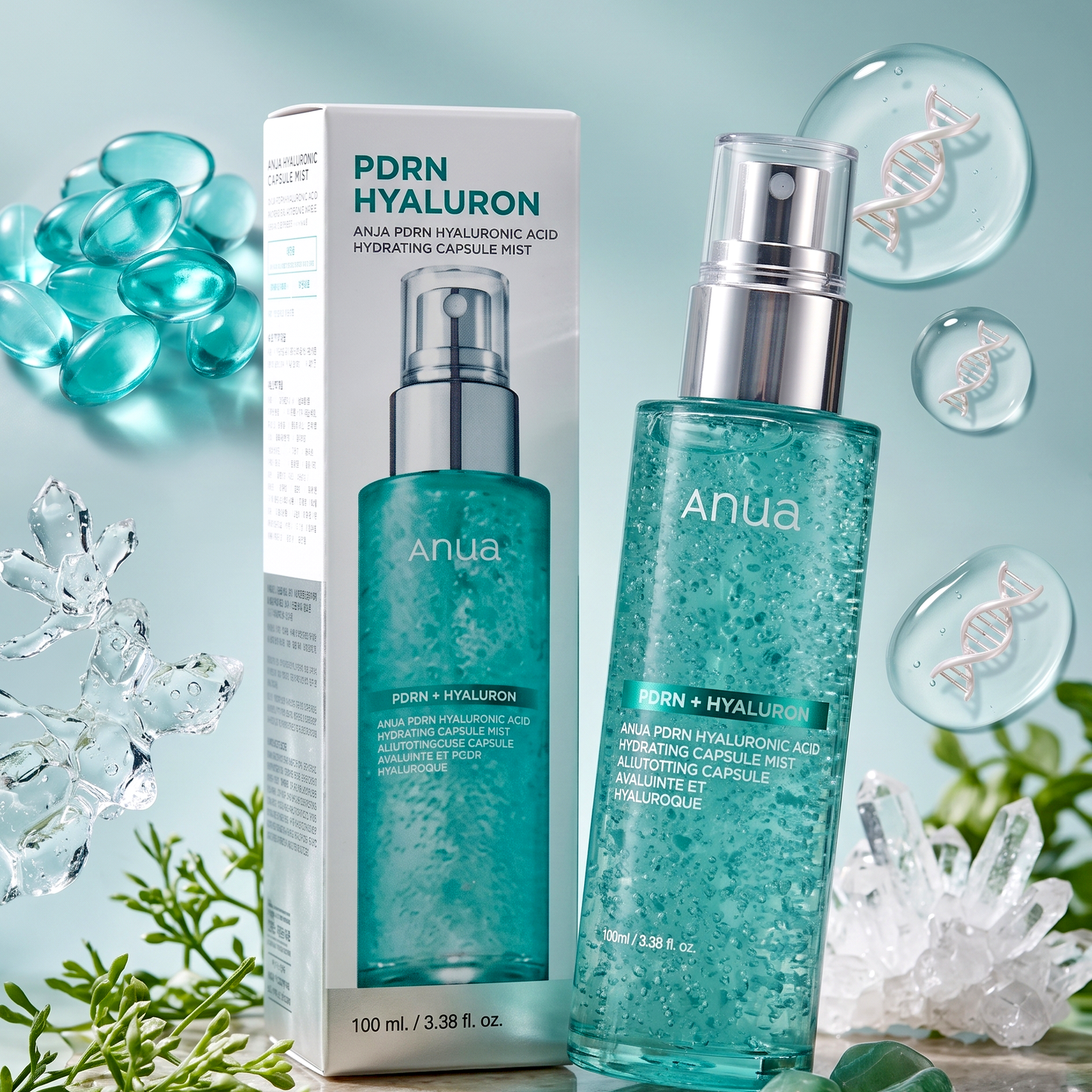 Anua PDRN Hyaluronic Acid Hydrating Capsule Mist 100ml | AmiGlow NZ