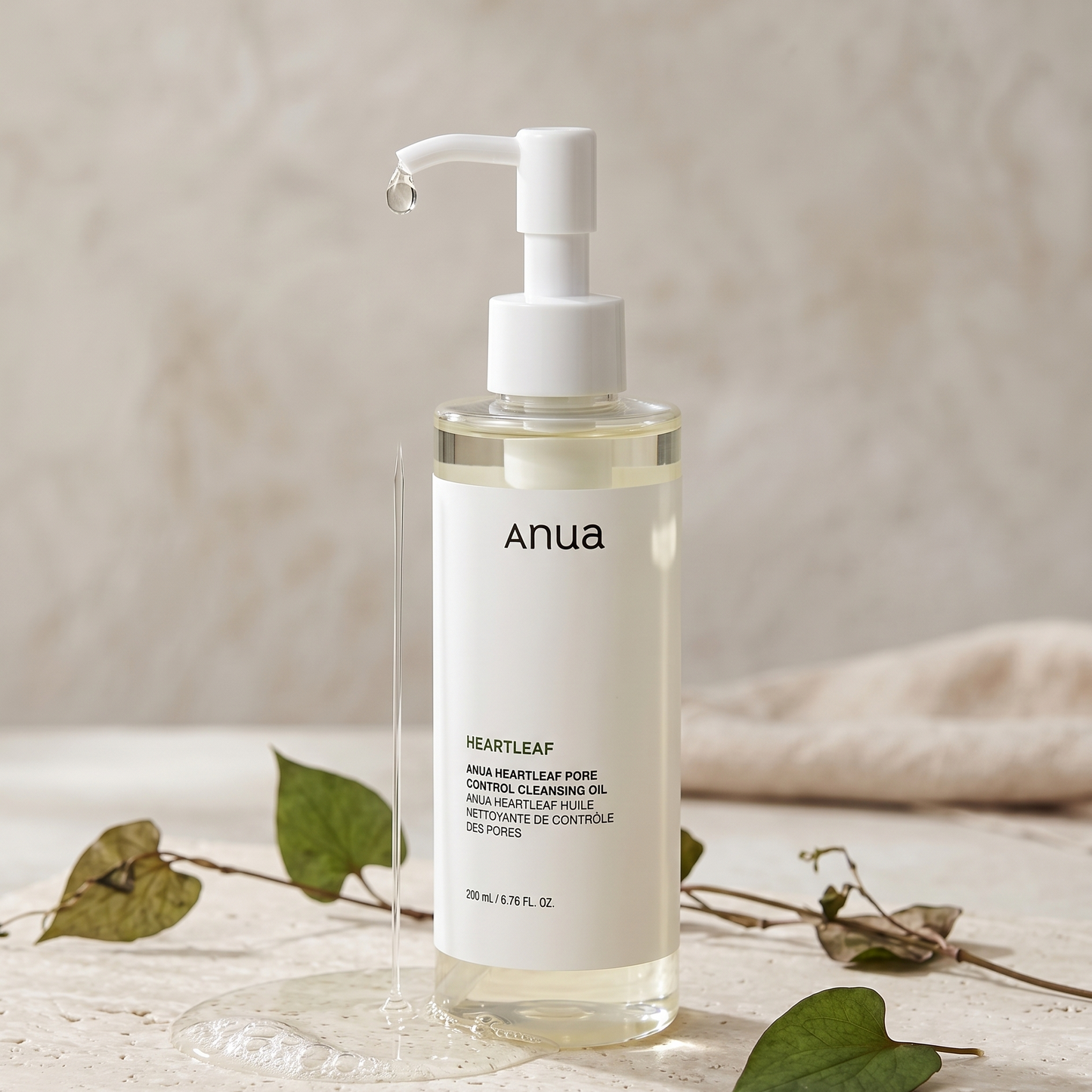ANUA Heartleaf Pore-Control Cleansing Oil 200ml | Gentle Pore Cleanser | AmiGlow NZ