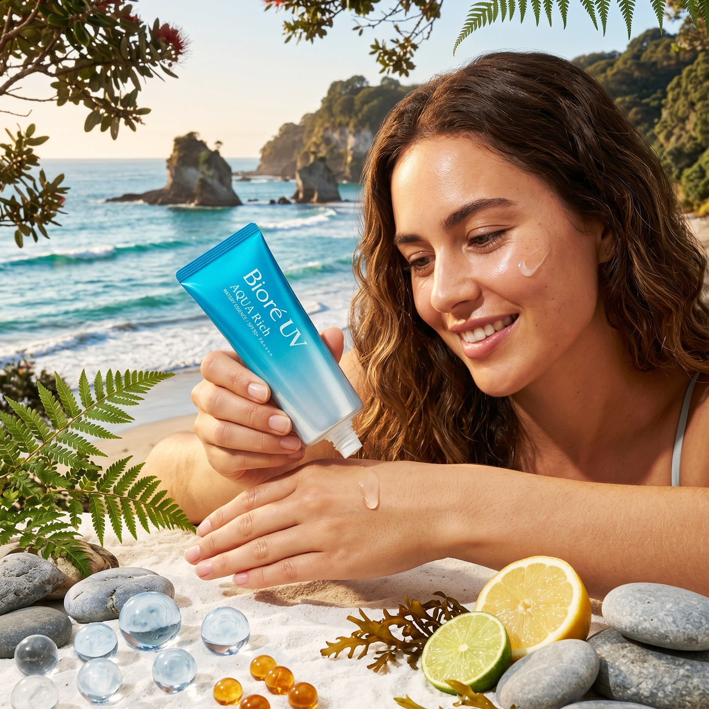 Biore UV Aqua Rich Watery Essence SPF50+ PA++++ 90g | All Skin Types Sunscreen | AmiGlow NZ
