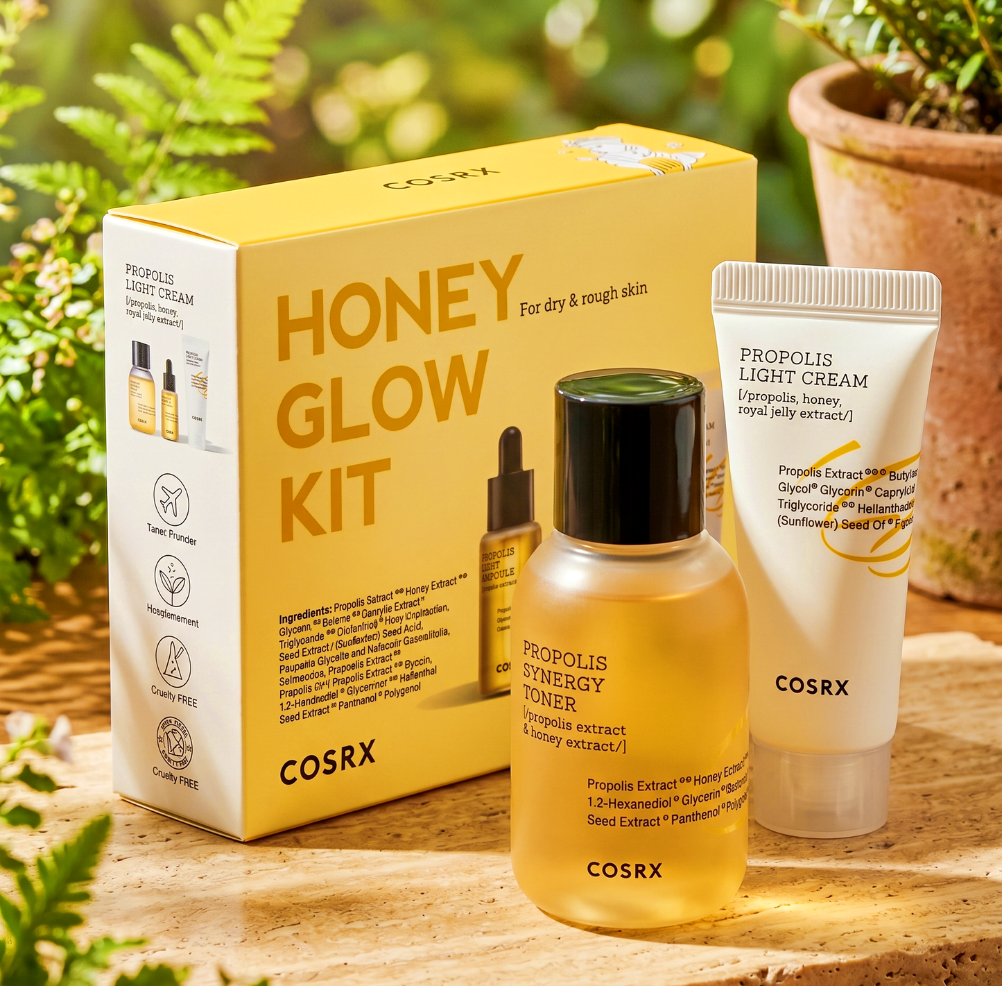 COSRX Honey Glow Kit Propolis Trial Kit 3 Items | AmiGlow NZ