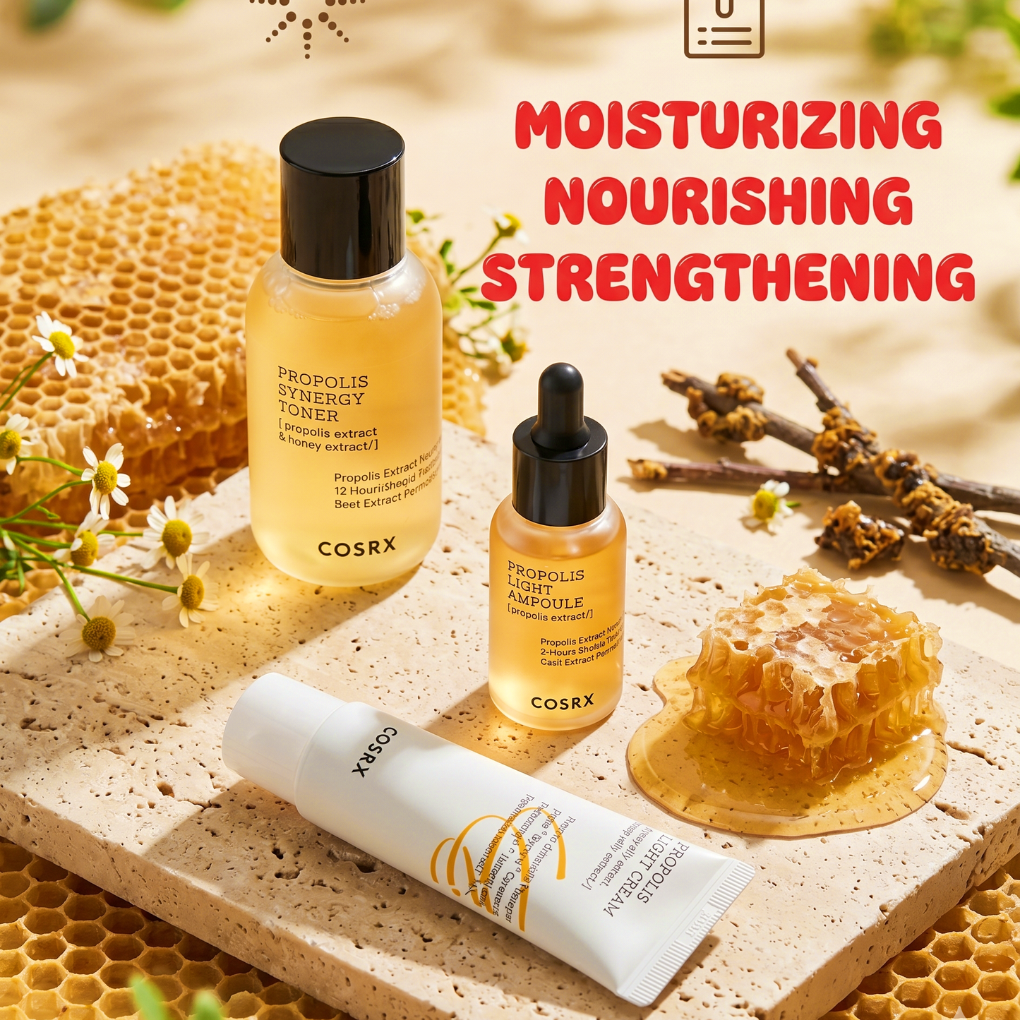 COSRX Honey Glow Kit Propolis Trial Kit 3 Items | AmiGlow NZ