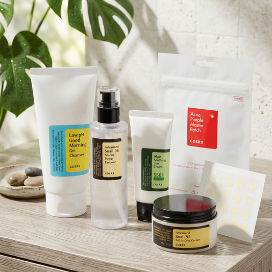 COSRX Ultimate Essentials Starter Kit | Full-Sized K-Beauty Set | AmiGlow NZ