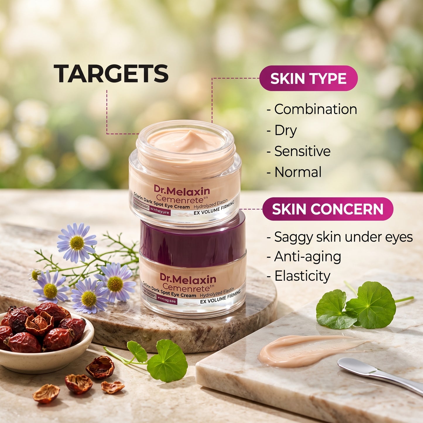 Dr.Melaxin Calcium Dark Spot Cover Eye Cream 15g | AmiGlow NZ