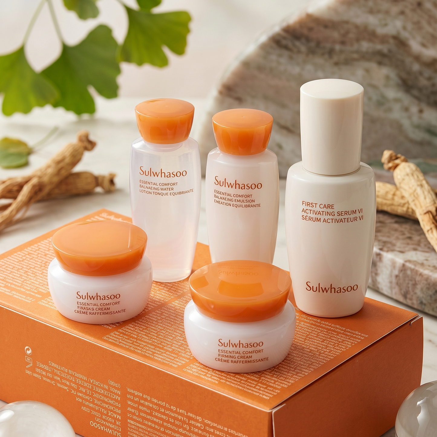 Sulwhasoo Essential Comfort Daily Routine 4pc Kit | K-Beauty | AmiGlow NZ