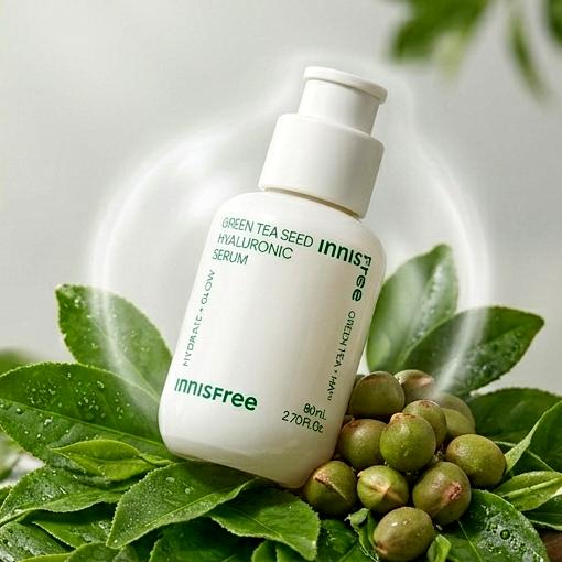 Innisfree Green Tea Seed Hyaluronic Serum | Hydrating Serum | AmiGlow NZ
