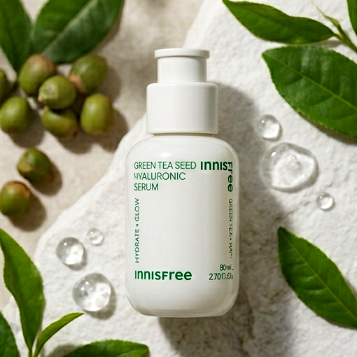 Innisfree Green Tea Seed Hyaluronic Serum | Hydrating Serum | AmiGlow NZ