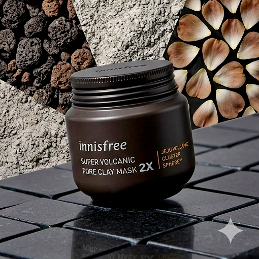Innisfree Super Volcanic Pore Clay Mask | Pore Care | AmiGlow NZ