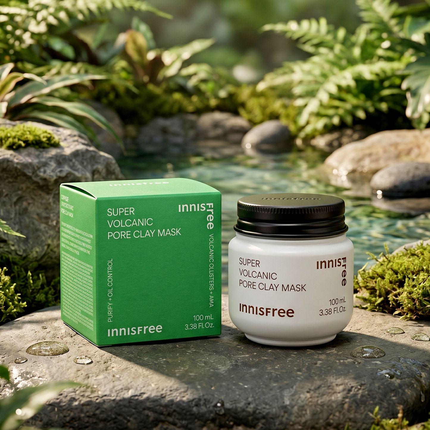 Innisfree Super Volcanic Pore Clay Mask 100ml | Pore Care | AmiGlow NZ