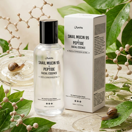 JUMISO Snail Mucin 95 + Peptide Facial Essence 140ml | AmiGlow NZ