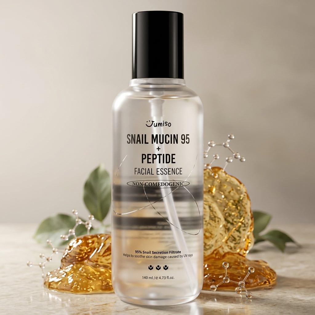 JUMISO Snail Mucin 95 + Peptide Facial Essence 140ml | AmiGlow NZ