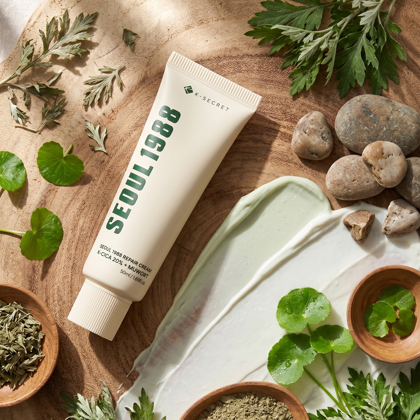 K-SECRET SEOUL 1988 Repair Cream Niacica 20% + Mugwort 50ml | AmiGlow NZ