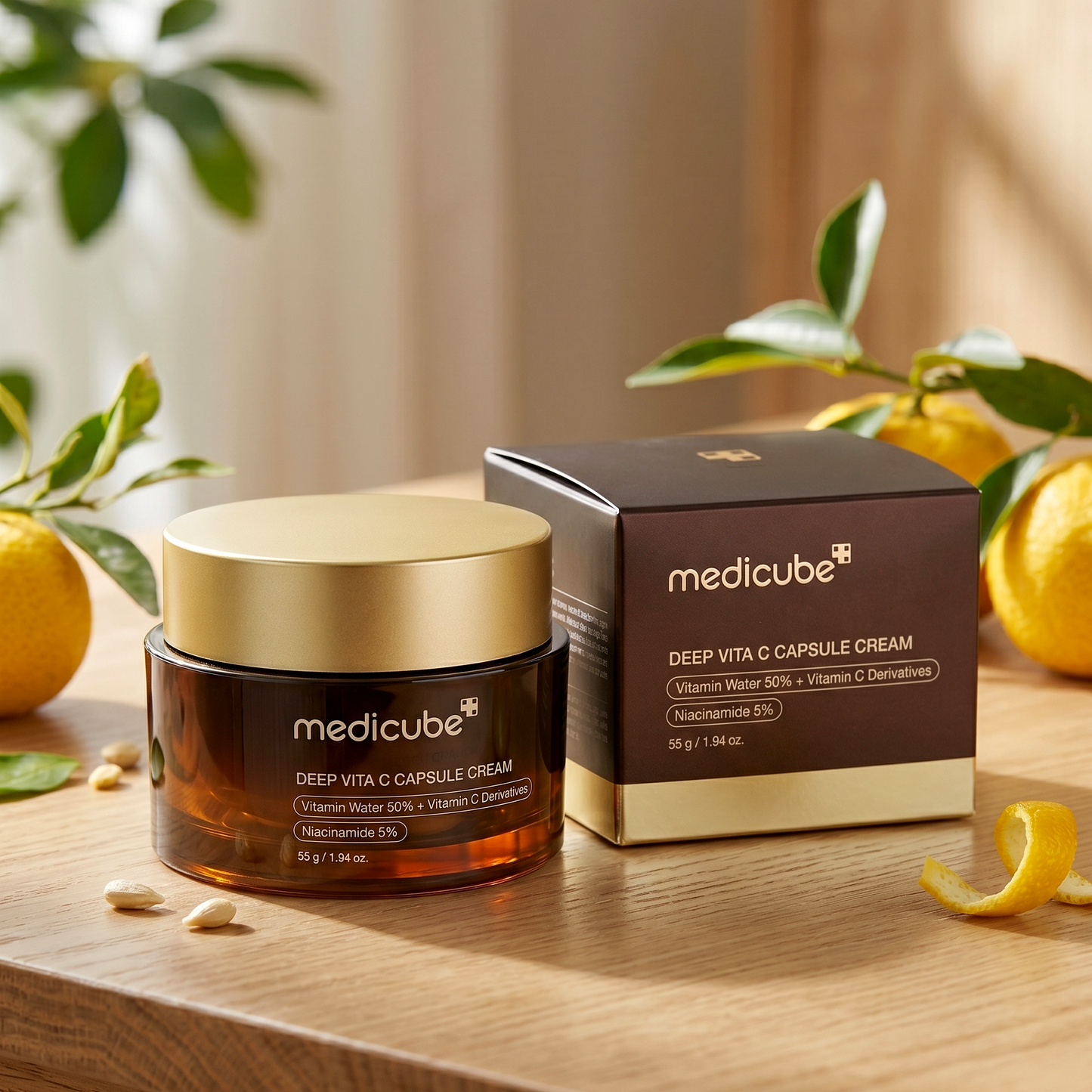 Medicube Deep Vita C Capsule Cream 55g | Brightening Vitamin C Cream NZ | AmiGlow NZ
