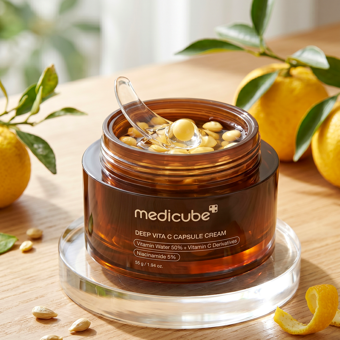 Medicube Deep Vita C Capsule Cream 55g | Brightening Vitamin C Cream NZ | AmiGlow NZ