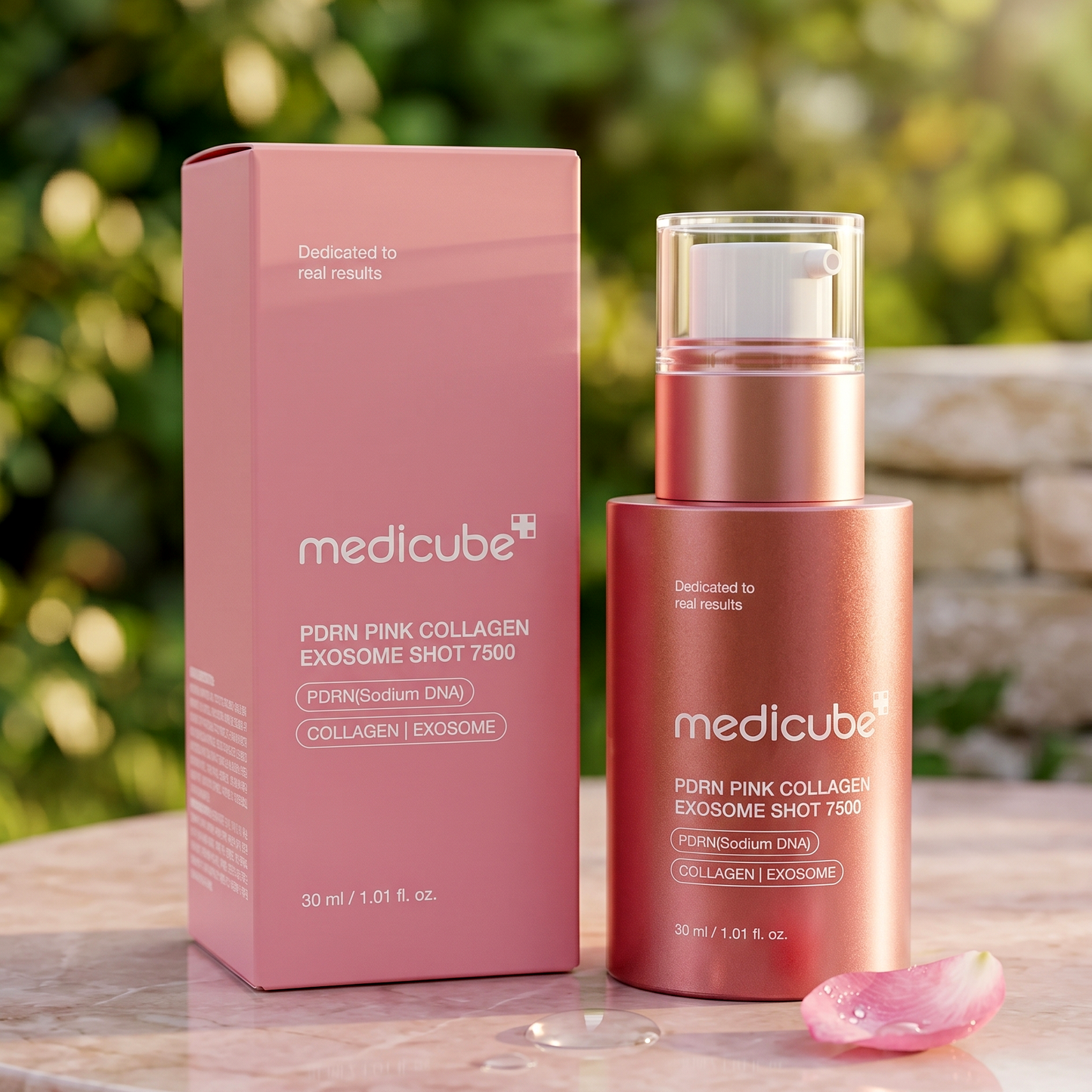 Medicube PDRN Pink Exosome Shot Serum 30ml | Advanced Repair Serum | AmiGlow NZ