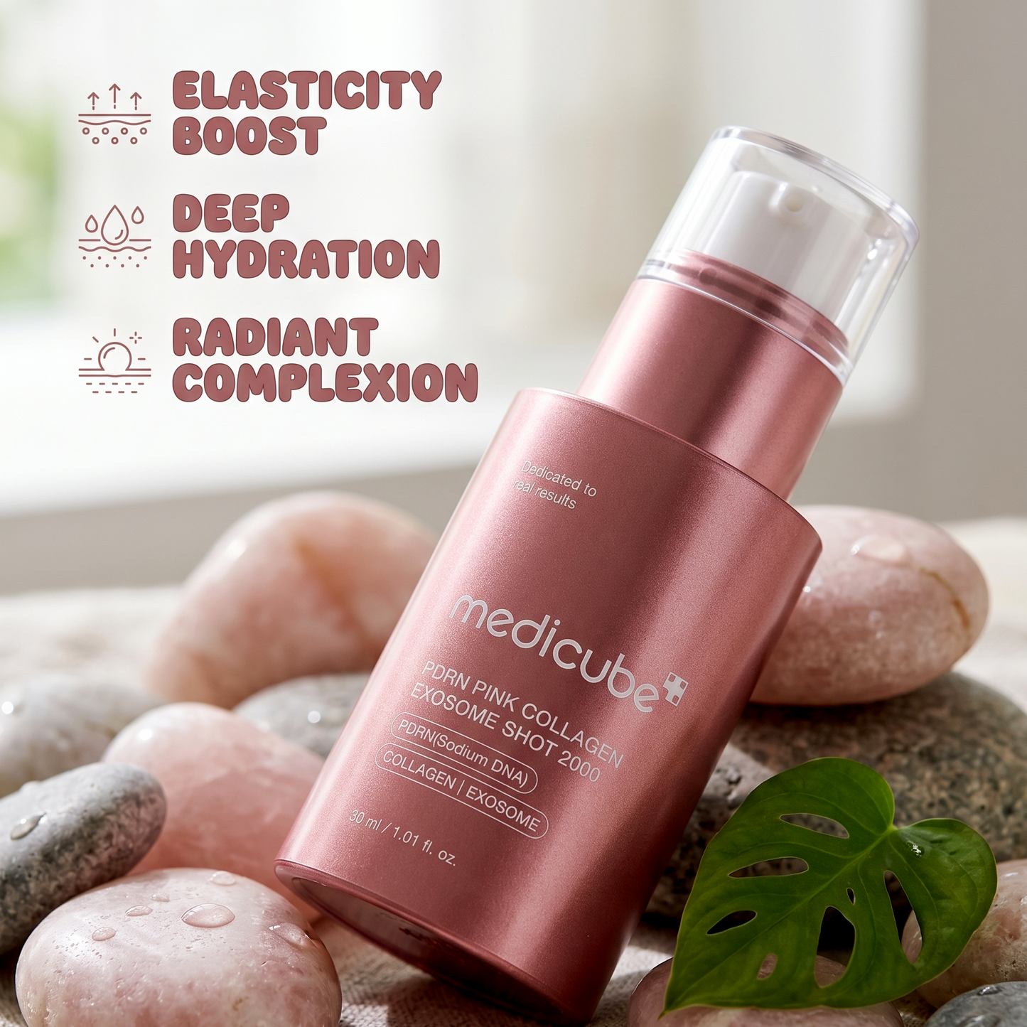 Medicube PDRN Pink Exosome Shot Serum 30ml | Advanced Repair Serum | AmiGlow NZ
