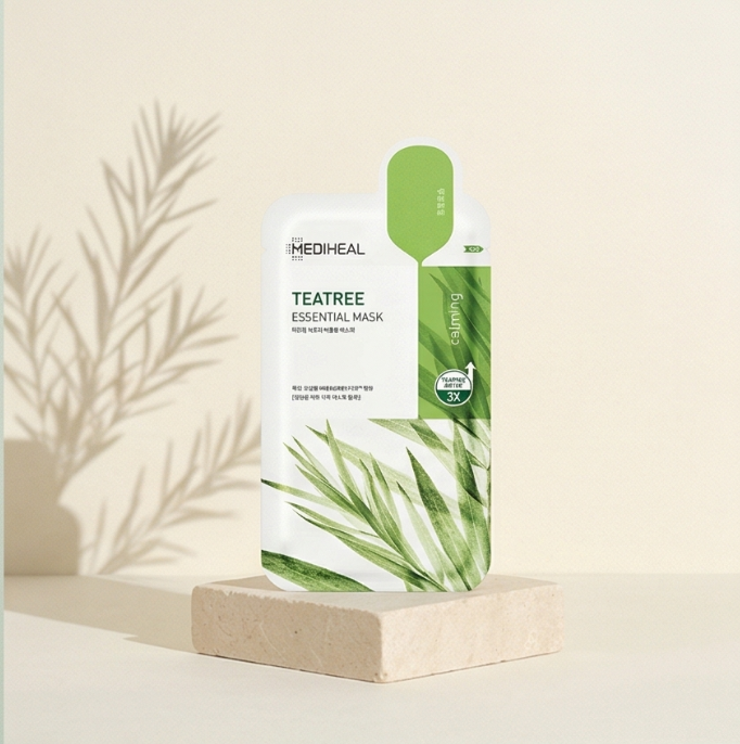 Mediheal Teatree Essential Mask 1 pc | Acne Care Sheet Mask NZ | AmiGlow