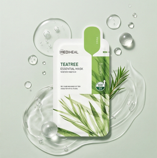 Mediheal Teatree Essential Mask | Acne Care Sheet Mask NZ | AmiGlow