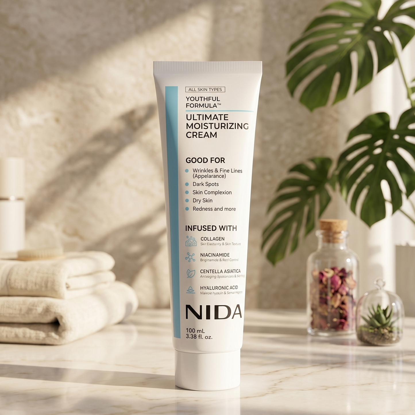 NIDA Youthful Formula Ultimate Moisturising Cream 100ml | Anti-Aging Cream | AmiGlow NZ