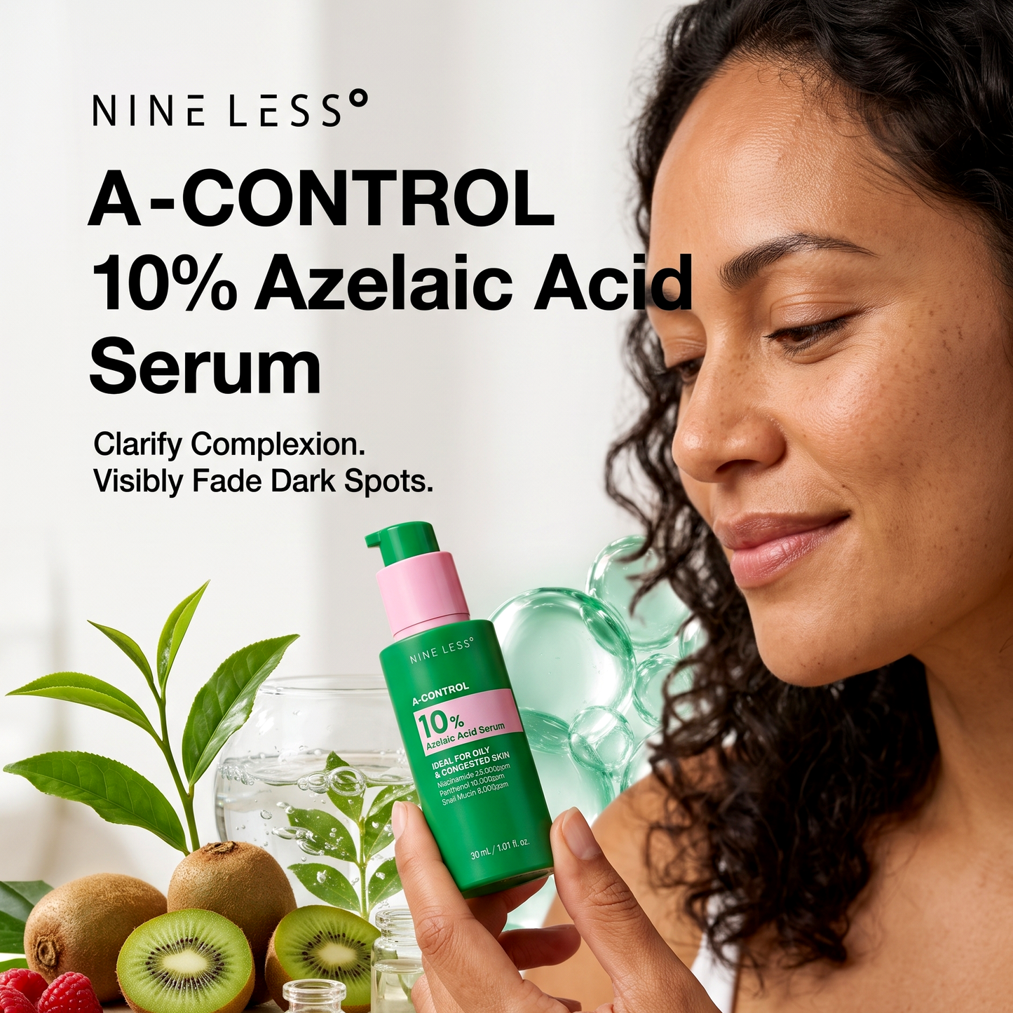 NINELESS A-Control 10% Azelaic Acid Serum 30ml | AmiGlow NZ