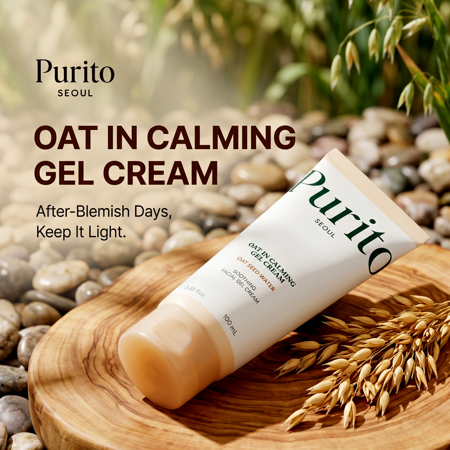 Purito SEOUL Oat-In Calming Gel Cream 100ml | Soothing Cream | AmiGlow NZ