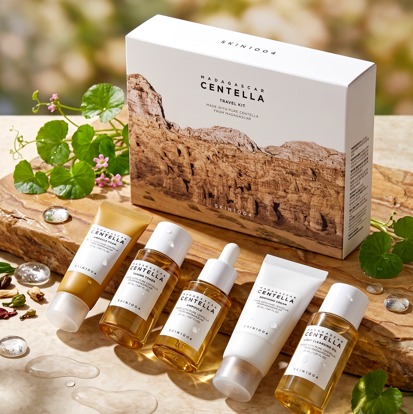 SKIN1004 Madagascar Centella Travel Kit 5 items | Mini Travel Set  | AmiGlow NZ