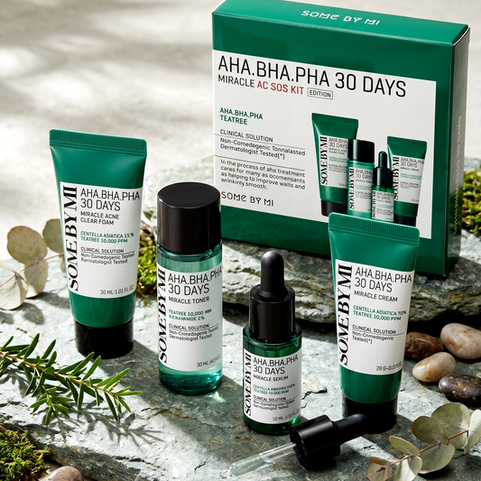 Some By Mi 30 Days Miracle Acne SOS Kit | Clear Skin Kit | AmiGlow NZ